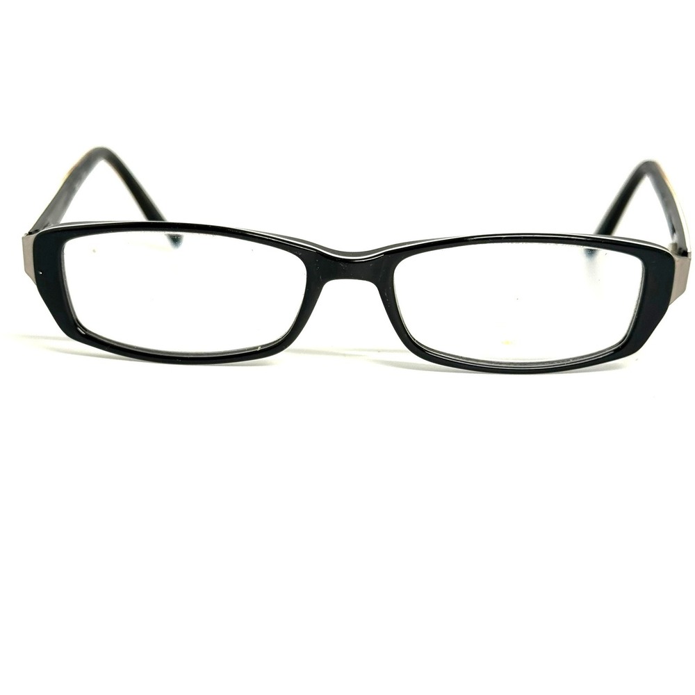 Converse Pure Black Rectangular Eyeglasses 51-16-135 Star Logo Frames